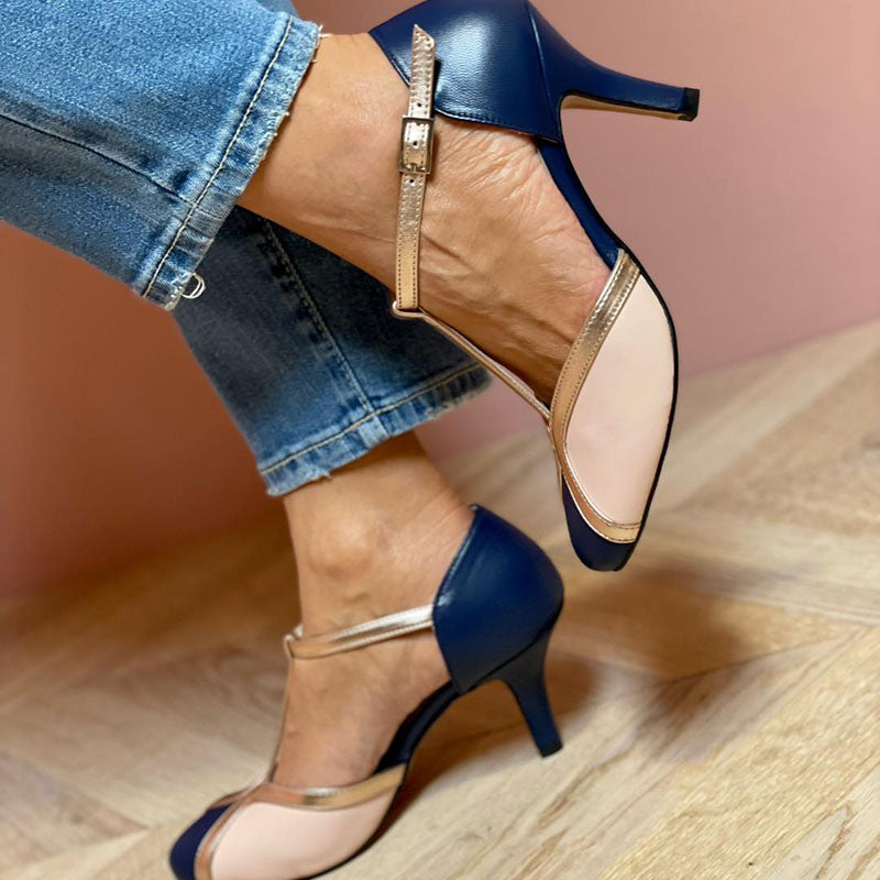 Maribel | Colourful Spring T-Strap Heels